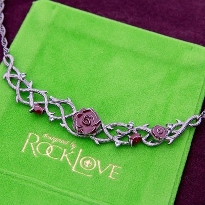 Disney X RockLove NEW 'Sleeping Beauty' Briar Rose Statement Collar Necklace