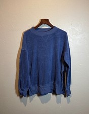 Aerie Navy Blue Crewneck Sweatshirt Size Small