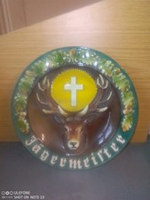 Jägermeister Vintage Keramik Wandteller Neu 60 70er Jahre