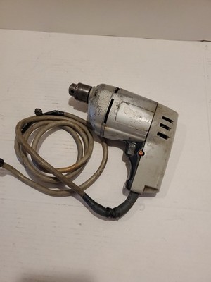 VINTAGE BLACK & DECKER 1/4  ELECTRIC DRILL NO. 7000 TYPE A RPM 2250 (t76)