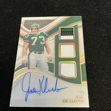 2023 Immaculate Joe Klecko Spectra Players Holo Gold Patch Auto Autograph #5/5