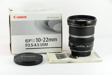Canon EF-S 10-22mm f/3.5-4.5 USM lens Ultra Wide Angle Mint condition BOXED