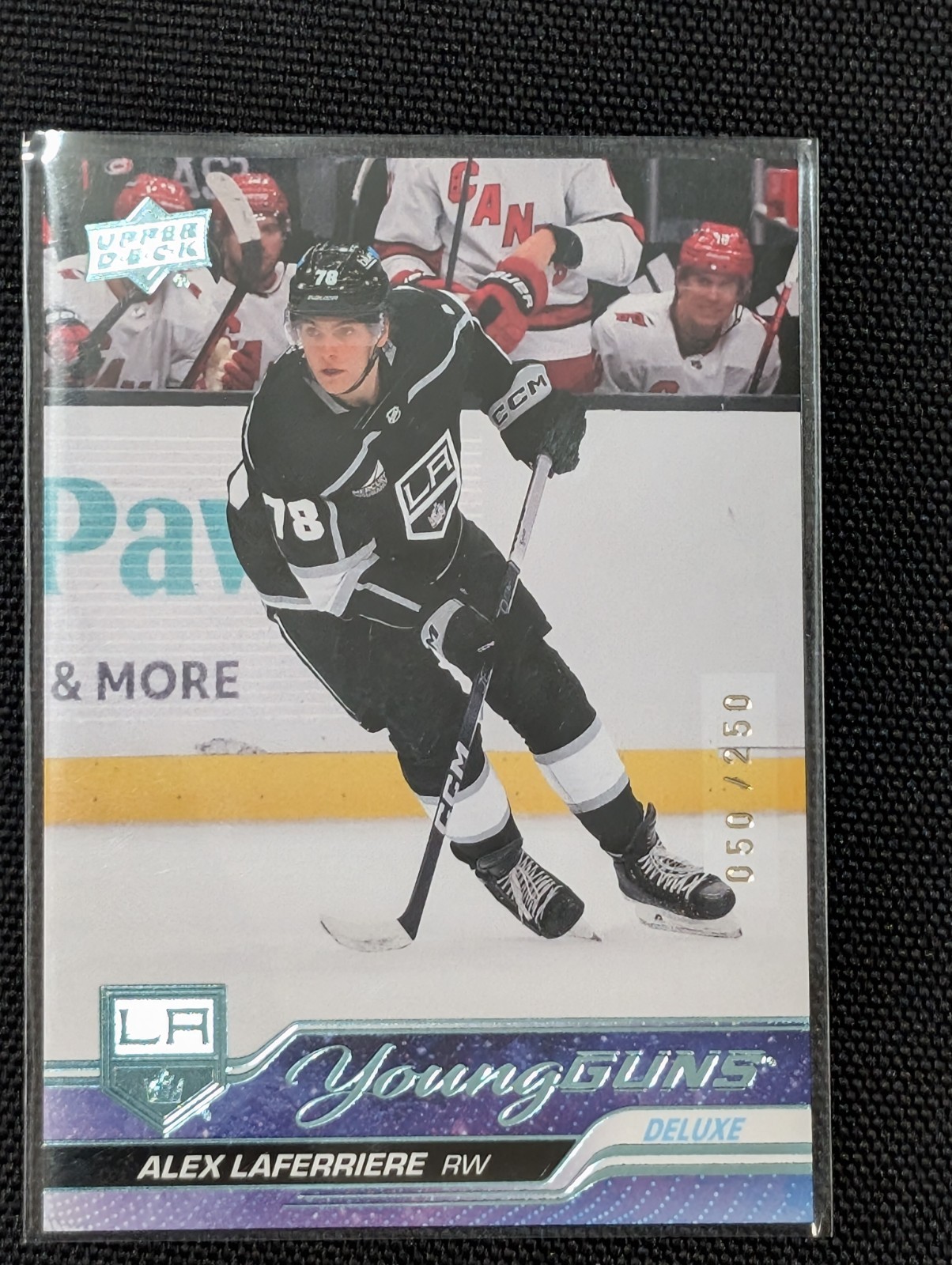 2023-24 Upper Deck Series 2 - Young Guns Alex Laferriere #462 Deluxe /250 (RC)