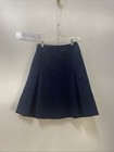 Size 14 Girls Navy Pleated St Agnus Uniform Skirt Two Inverted “Kick” Pleats