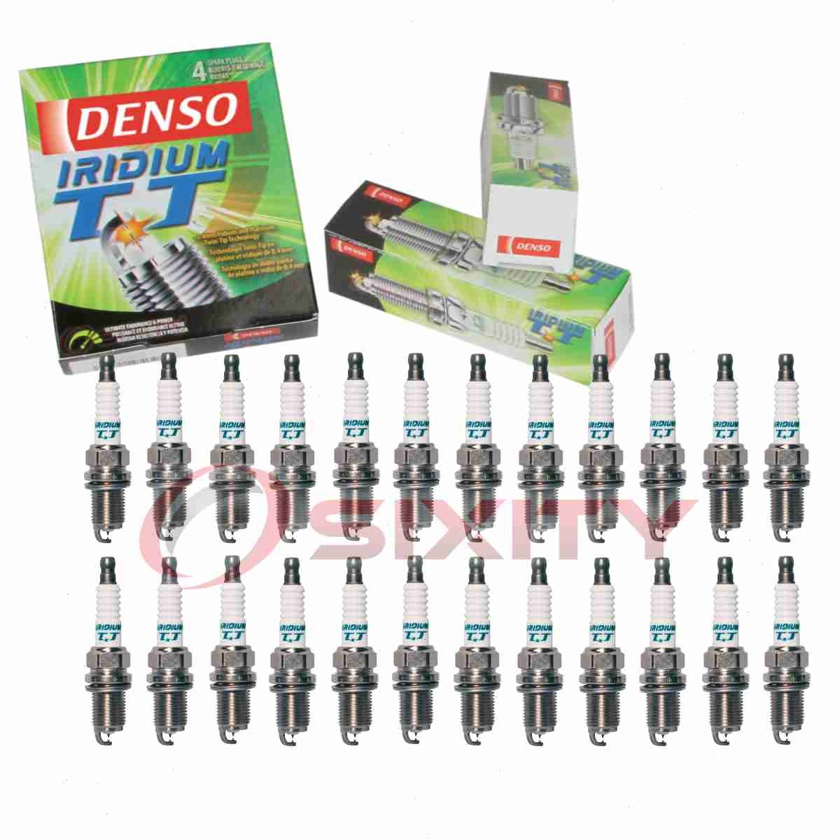 24 pc Denso Iridium TT Spark Plugs for 2006-2016 Mercedes-Benz S65 AMG 6.0L yw