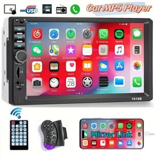 7" 2 Din Car Stereo Touch Screen Multimedia Radio MP5 Player Mirror Link