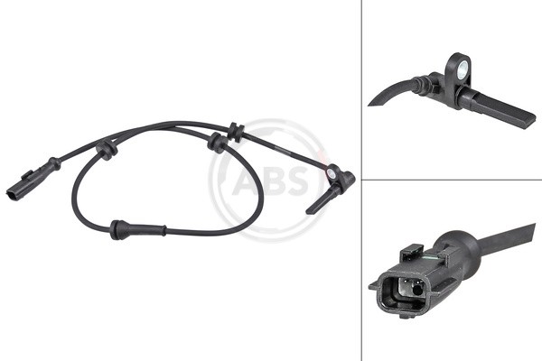 ABS wheel speed sensor Active sensor 30207 A.B.S. for RENAULT MEGANE III Coupe - Image 9