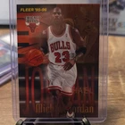 Fleer 1995-96 Michael Jordan #323 Chicago Bulls NBA Basketball Base Set Card