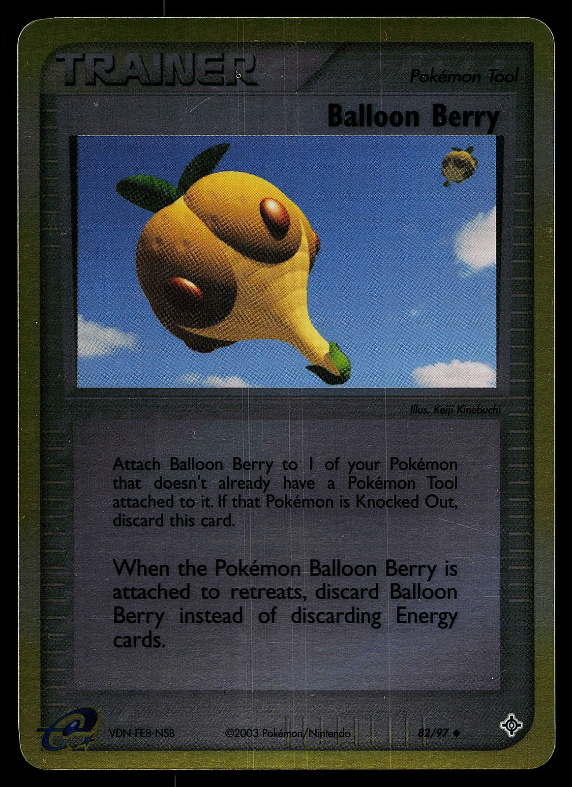 Pokemon Card - Balloon Berry Dragon 82/97 Uncommon Reverse Holo