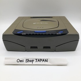 Sega Saturn SS Home Console HST-3210 Grey Tested working NTSC-J w/ Ctrlr+Cables