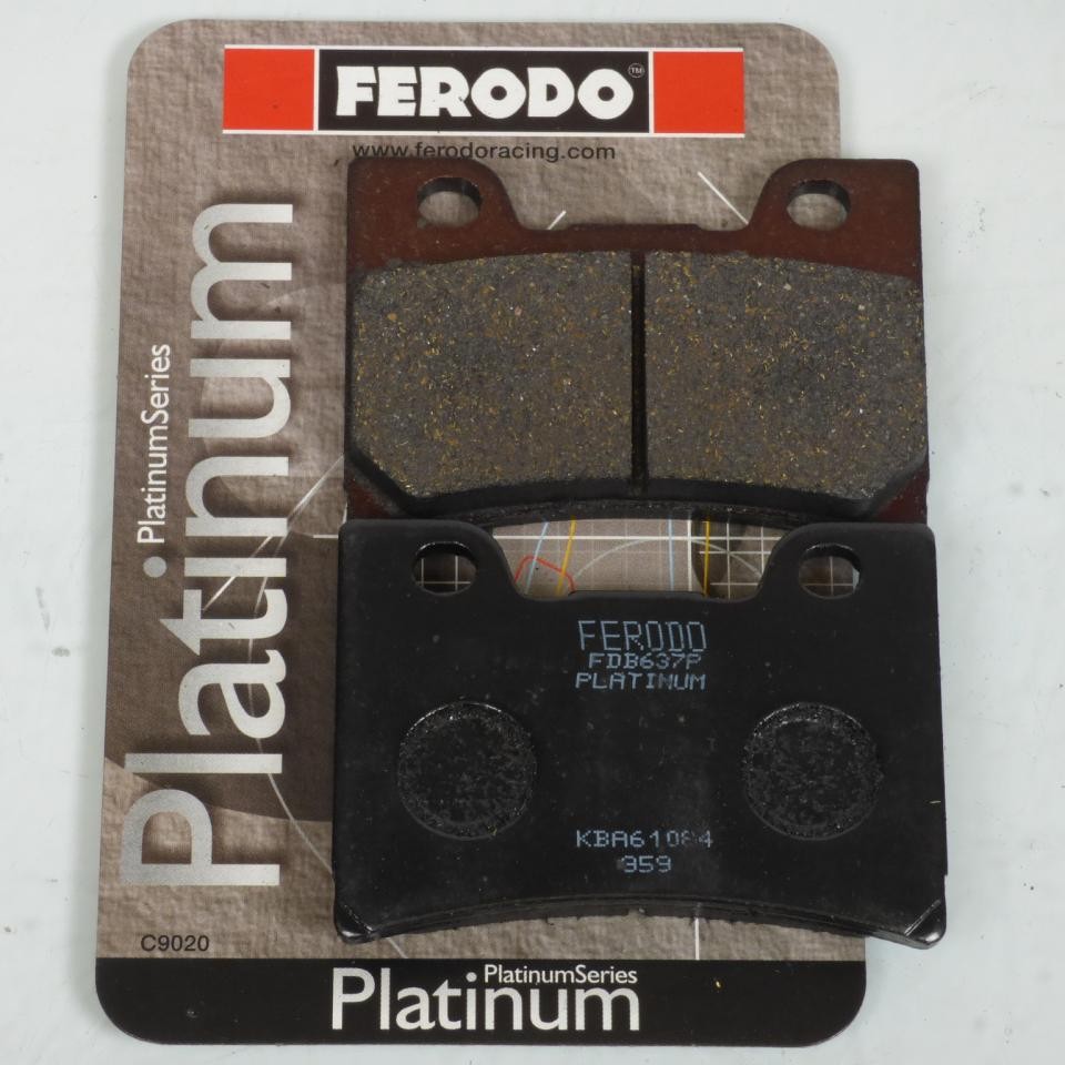 Freinage stable et durable avec la plaquette Ferodo avant 600 FZR