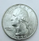 1954-S Toned Washington Quarter 25c VF VERY FINE CONDITION 90% Silver #2645