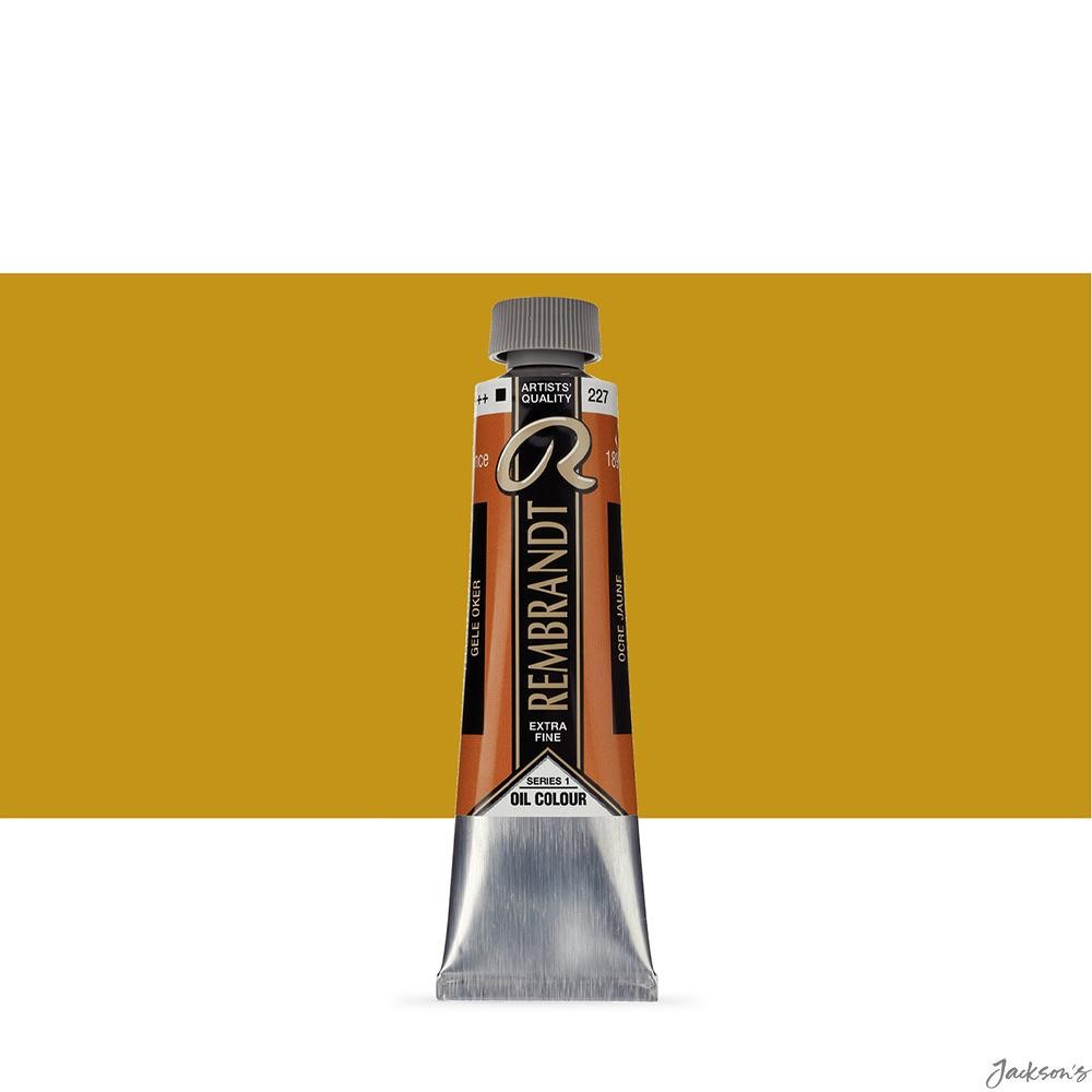Royal Talens Rembrandt Oil Paint Tube Yellow Ochre 40ml For Artists