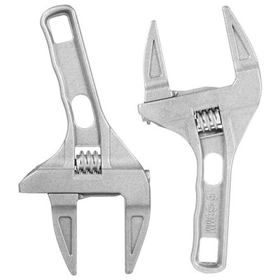 2 Pcs Multifunction Spanner Wrench Large Opening Adjustable Wide