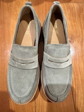 NWT Geox Raespira Spherica EC7 Boat Women's Shoes Loafers in Sage Size 10