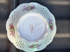 Floral Bouquet Porcelain Round Pierced Rim Dish Floral Pattern NW-FD-56 — photo 2