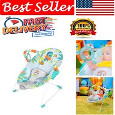 Gentle Vibrations Infant Seat - Nonslip  Safe Baby Bouncer - Rainforest Vibes