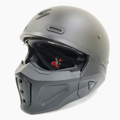 #ad Scorpion Exo Covert X Open Face Helmet Matte Black XL 75 1607X L R1 S3 $249.95