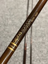 Shakespeare Alpha Carbon match Coarse Fishing Rod Rare 1980s