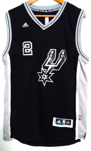 VINTAGE SAN ANTONIO SPURS KAWHI LEONARD # 2  NBA JERSEY  SIZE XXL  ADIDAS