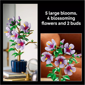[ BIG SALE ] LEGO Botanicals Hibiscus Flower Building Set 10372