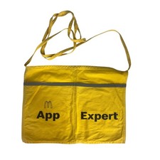 McDonalds App Expert Employee Uniform Waist Apron Yellow Way To Be Pockets