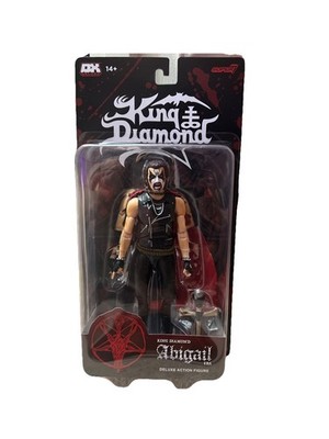 King Diamond Deluxe Wave1 Abigail Era Figure from Super 7 mercyful fate 100% NEW
