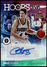 2019-20 Hoops Premium Stock #HI-RAE Raef LaFrentz Hoops Ink Auto E1