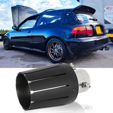 For Acura TSX Exhaust Tailpipe Tip 2.5" Inlet 4.0" Outlet Fighter Jet Style
