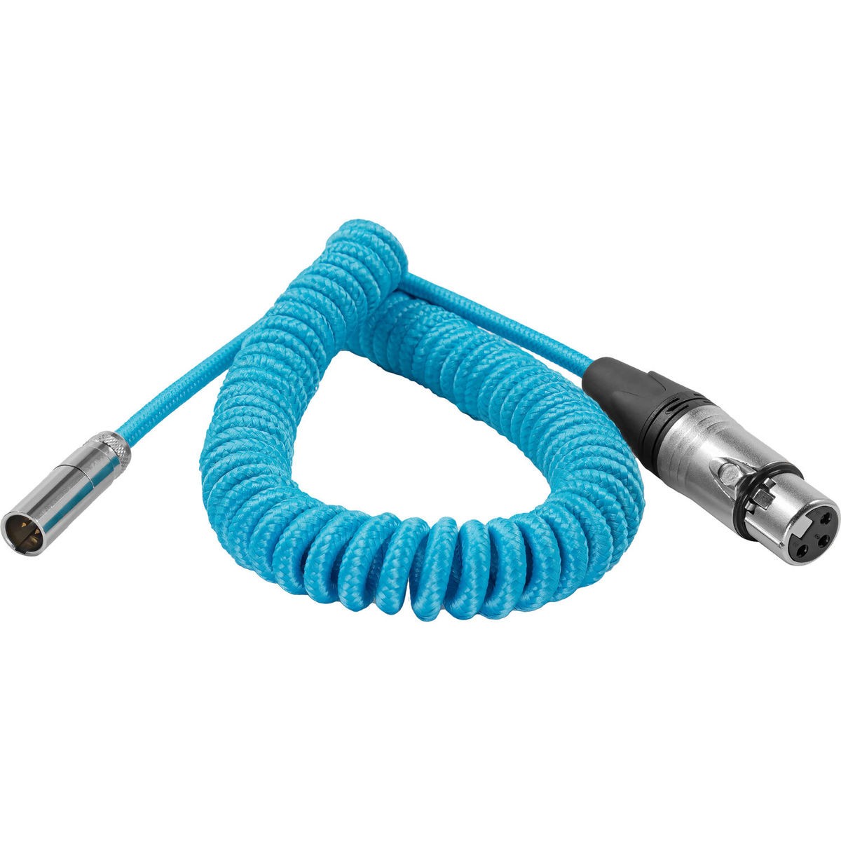 Kondor Blue Coiled Mini-XLR to XLR Cable for Canon C70 - BMPCC 4K6K 12 to 24 6190₽