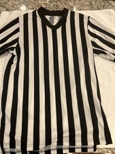 Size Medium Referee Stripped Shirt