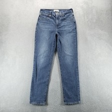 Madewell Jeans Womens 26 Blue The Perfect Vintage High Rise Faded
