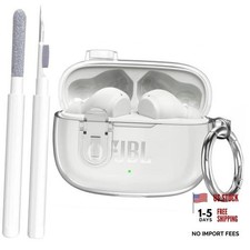 Compatible with JBL Vibe 200TWS/JBL Vibe Beam/Beam 2 Case Cover Lock Clip Clear