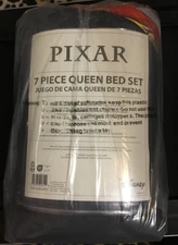 NEW Disney Pixar Cars Racing Machine 7 Piece Full Bed Set Comforter & Sheet Set