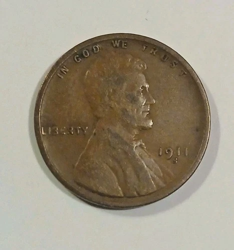 1911-S Lincoln Wheat Cent San Francisco Mint Fine