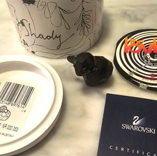 limitiert 2006 NEU Swarovski Lovlots Pioneer Shady Sheep Mo Jet Black BOX & ZERTIFIKAT