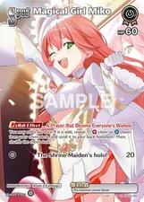 Magical Girl Miko Foil - hBP02-069 SR NM - Hololive TCG