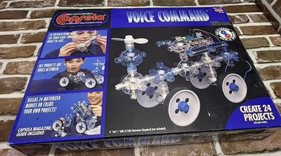 Vintage Capsela 3000 Voice Command STEM Construction Motorized Vintage Untested