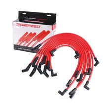 JDMSPEED New Red 10.5mm Racing Spark Plug Wires Set Replacement for Ford 5.0L...