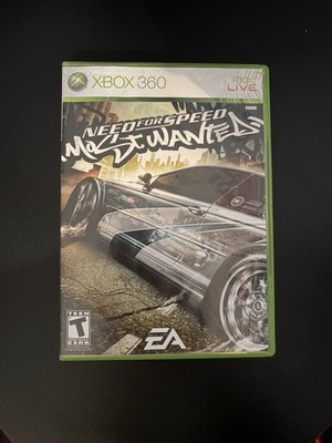 Need for Speed Most Wanted (Xbox 360, 2005) CIB, Working, Water Damaged Artwork.