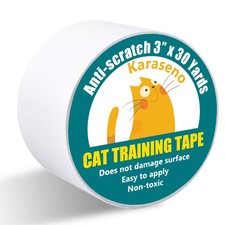 Anti Cat Scratch Tape, 3 inches x 30 Yards Pet Training Tape, 100 Transparen...