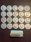 1968 KENNEDY HALF DOLLARS  ROLL 20 COINS 40% SILVER