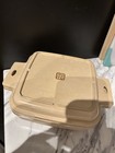 LittonWare Oven Microwave Cookware Casserole Square 39275 Divided Lid 39274 Nice