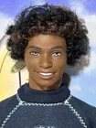 Cali Guy African American Steven ( Ken ) w Rooted Afro & Blue Eyes NIB Mattel ⛱️