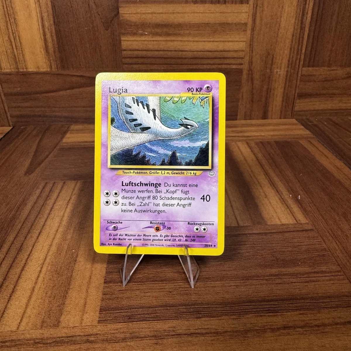 Lugia Pokémon TCG Neo Revelation Individual Collectible Card Game