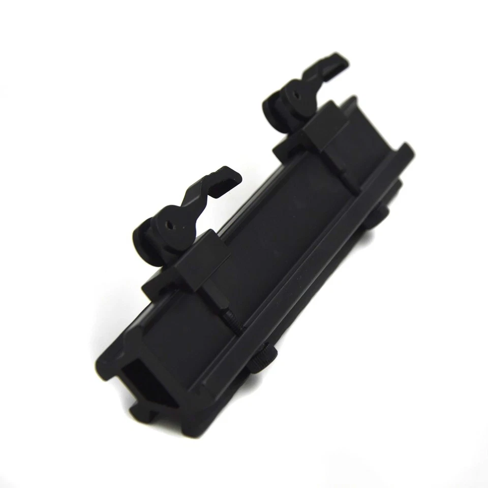 QD Extend Picatinny/Wea...20mm Rail Scope Base Riser Mount Quick Detach - Image 3 of 4