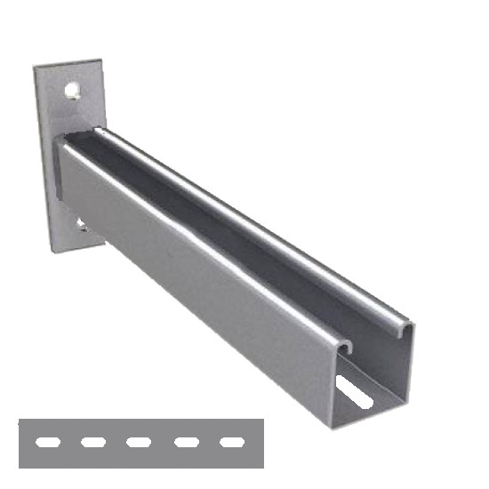 900mm Slotted Cantilever Arms (HDG) x 2 Quantity