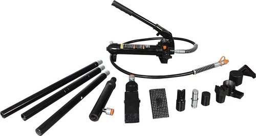 4 Ton Big Red Auto Body Frame Repair Kit Hydraulic Ram, with Storage Case Black - Picture 2 of 5