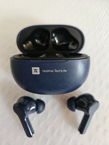 realme TechLife Buds T100 Bezprzewodowe słuchawki douszne z Ai Enc do połączeń 38H Czas odtwarzania - Zdjęcie 3 z 9