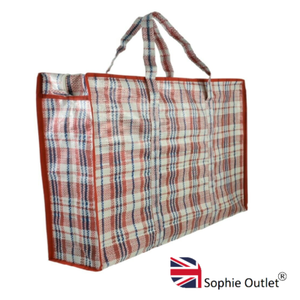 large checked laundry bolsas